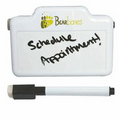 Dry Erase Magnetic Memo Clip w/ Black Dry Erase Pen/ Eraser